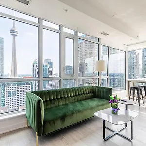 Luxury 2 Bedroom In The Heart Of Entertainment District W/ Cn Tower View Apartment Toronto